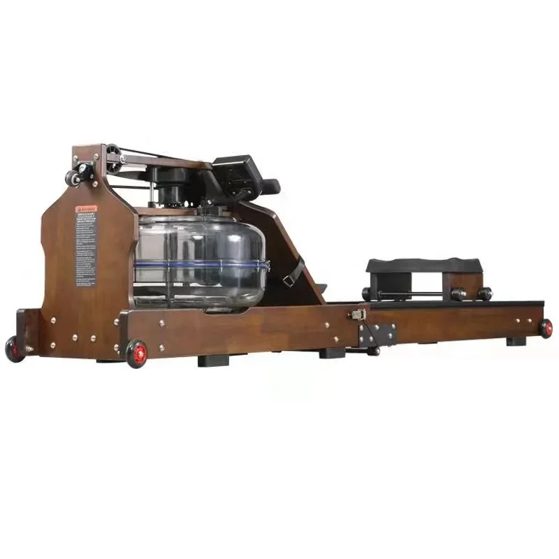 

Customer Logo Single Scull Water Rowing Machine Bluetooth For Weight Loss