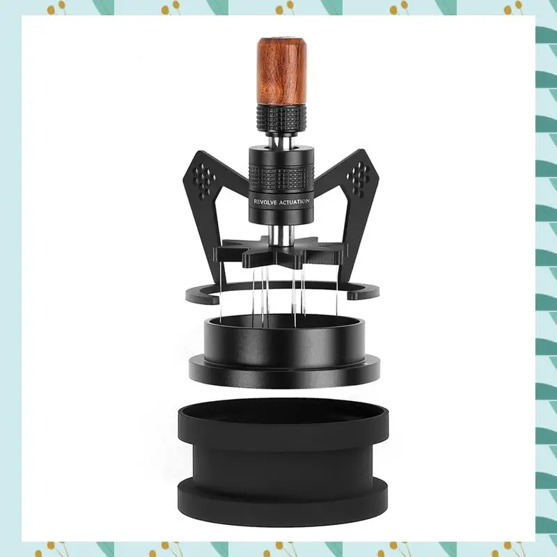 

A71P Rotary Powder Dispenser Tool, Espresso Stirrer Dispensing Tool For Bars, 58MM 10-Pin Espresso Stirrer