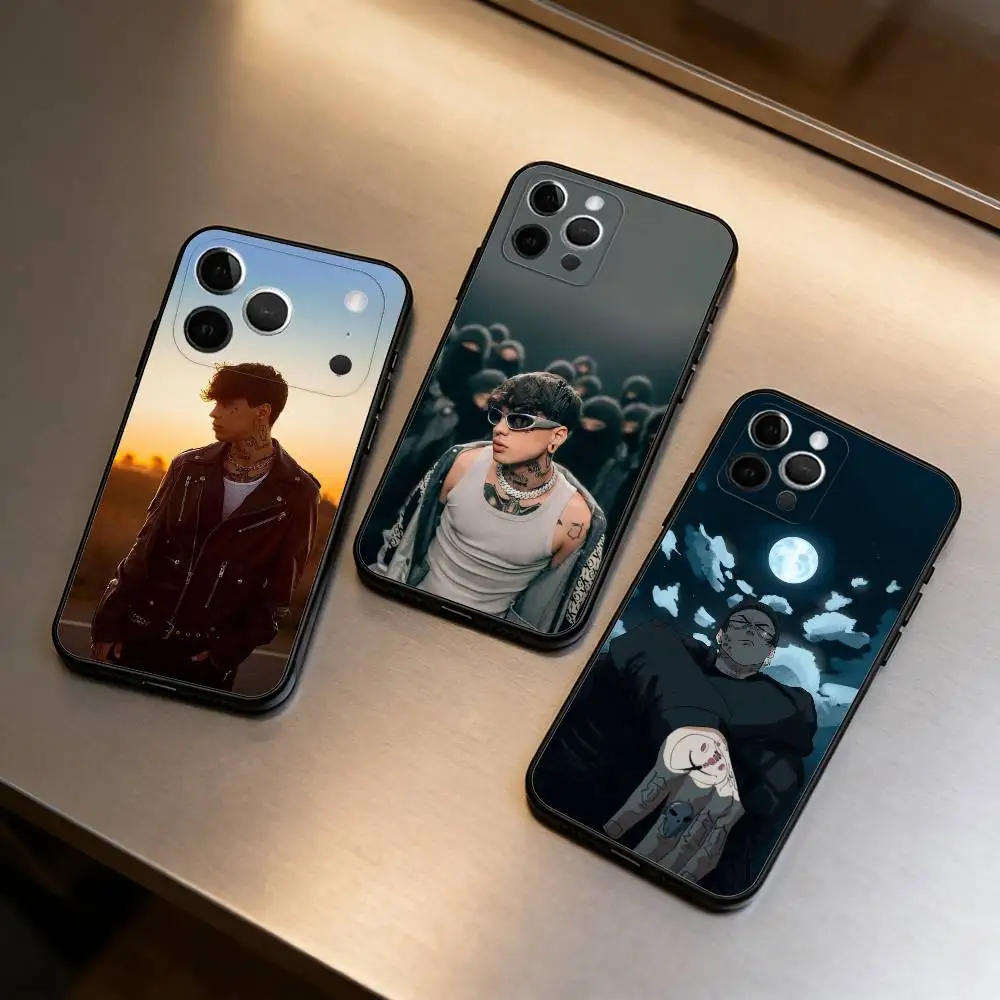 

C.R.O Crocraxker Rapper Phone Case For iPhone 17,16,15,14,13,12,11 Plus,Pro Max,Soft Silicone Black Cover