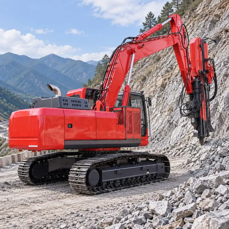 Integrated Rock Splitter Customized All Terrain for Slope Rock Removal Hydraulic Rock Splitter with Powerful Hole Splitting