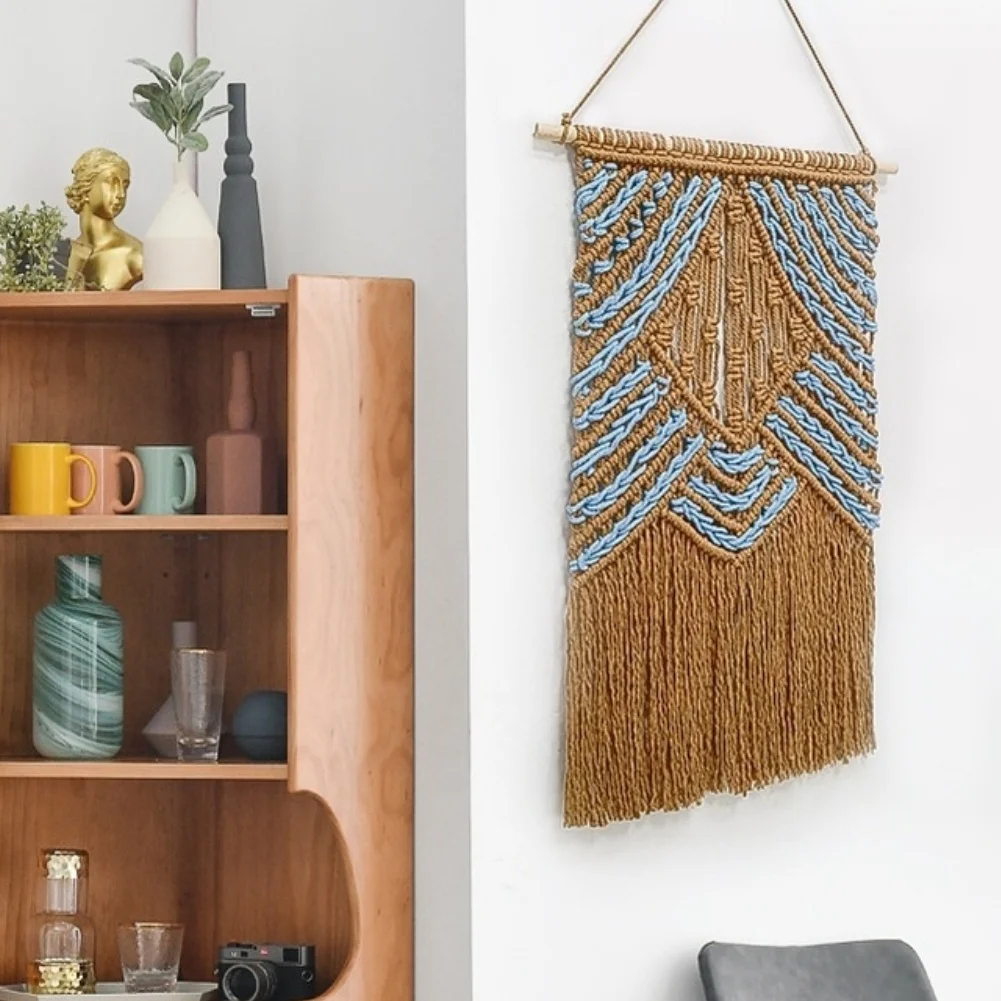 1pc Boho Handwoven Wall Hanging Tapestry Wall Art Decor For Bedroom Nursery Living Room Dorm Apartment Decorations