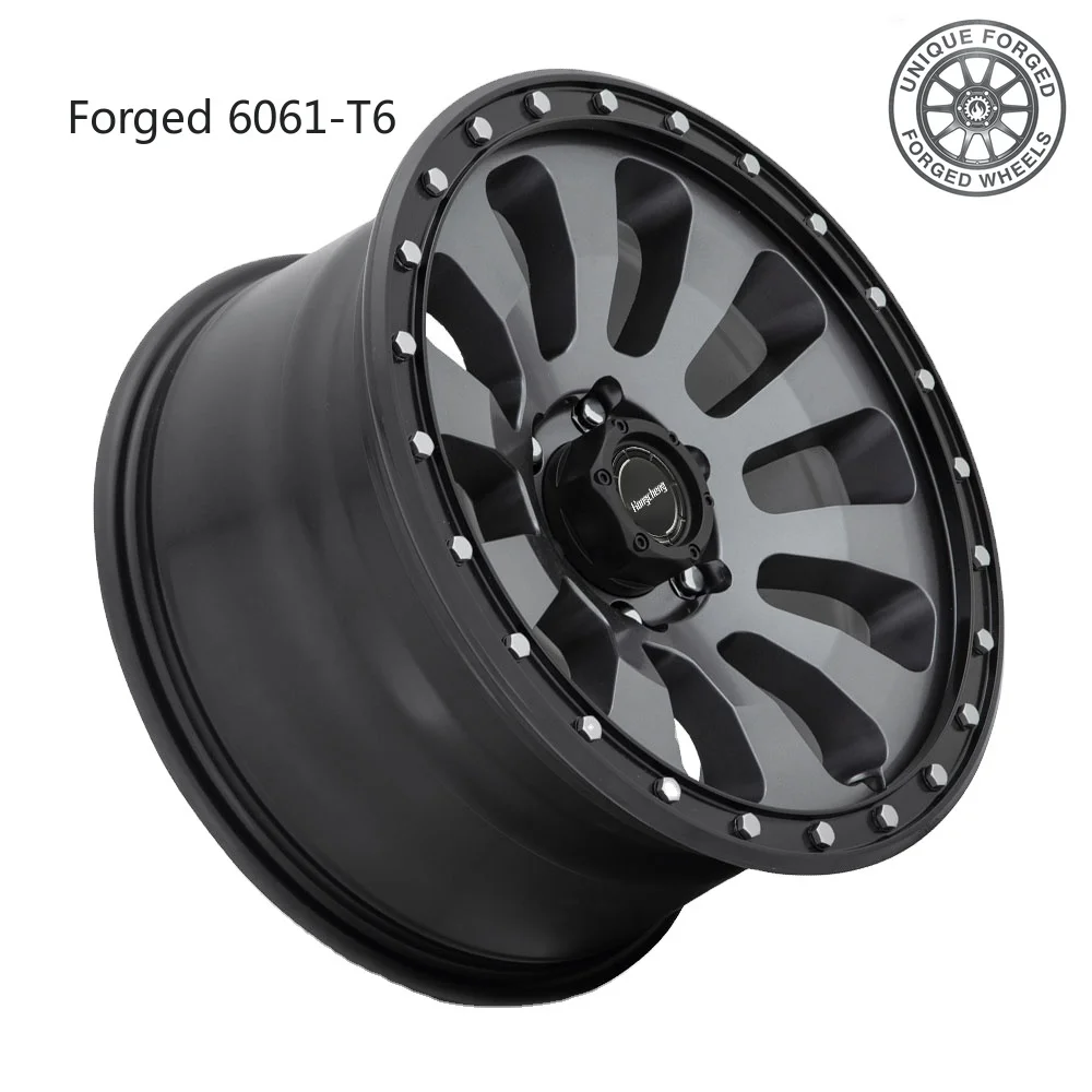 

New model of 26Custom 15 16 17 18 20 Inch Forged Beadlock Wheel Rims for SUV G500 5x120 5x130 6x139.7