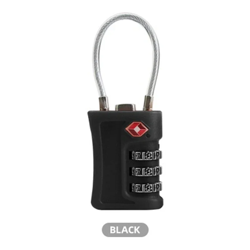 TSA Customs Padlock Smart Electronic Lock for Travel Luggage Password Changeable Lock Contrast Color Design Padlock
