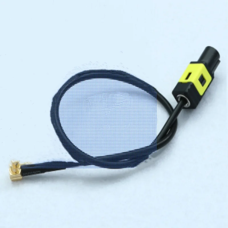 CABLE MCX Plug Right Angle  to FAKRA Straight Plug  RG-174 50 Ohm A Key Code Black colour (160 mm) 1 pc/Lot