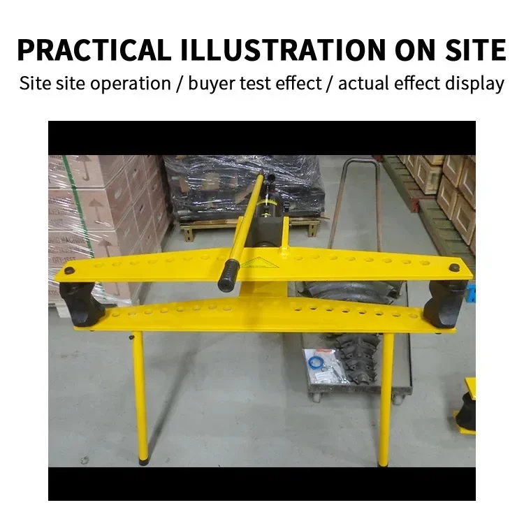 Easy to Operate SWG-4 Roller Type Split Tube Bending Machine Metal Pipe Bender Manual Pipe Bending Machine