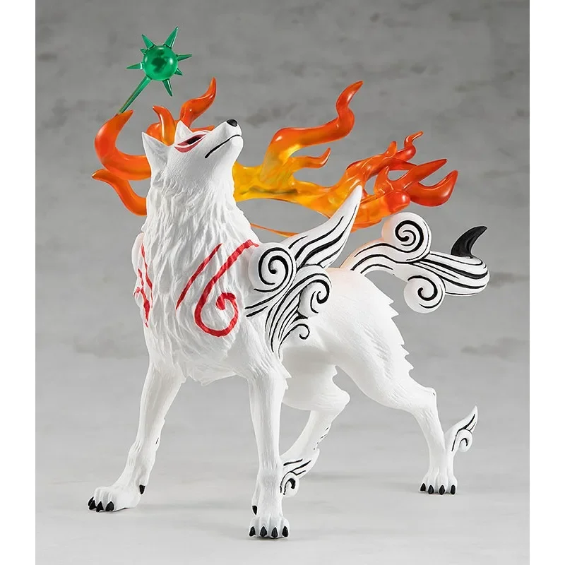 Good Smile Genuine POP UP PARADE Okami Anime Figure Amaterasu Action Toys for Boys Girls Kids Christmas Gift Collectible Model