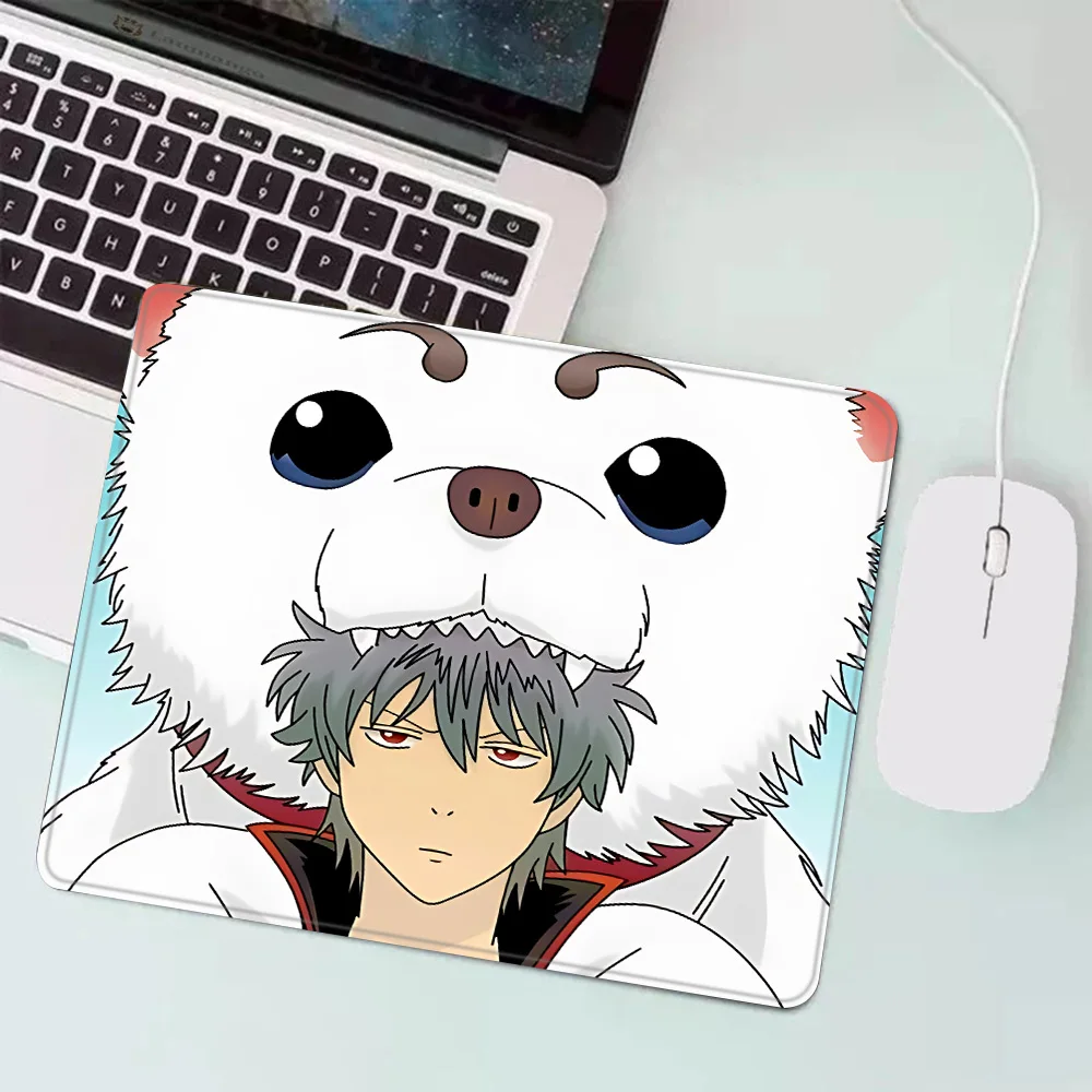 Anime Gintama Sakata Gintoki Gaming Mouse Pad XS Small Mousepad For PC Gamer Desktop Decoration Office Mouse Mat Deskmat Rug