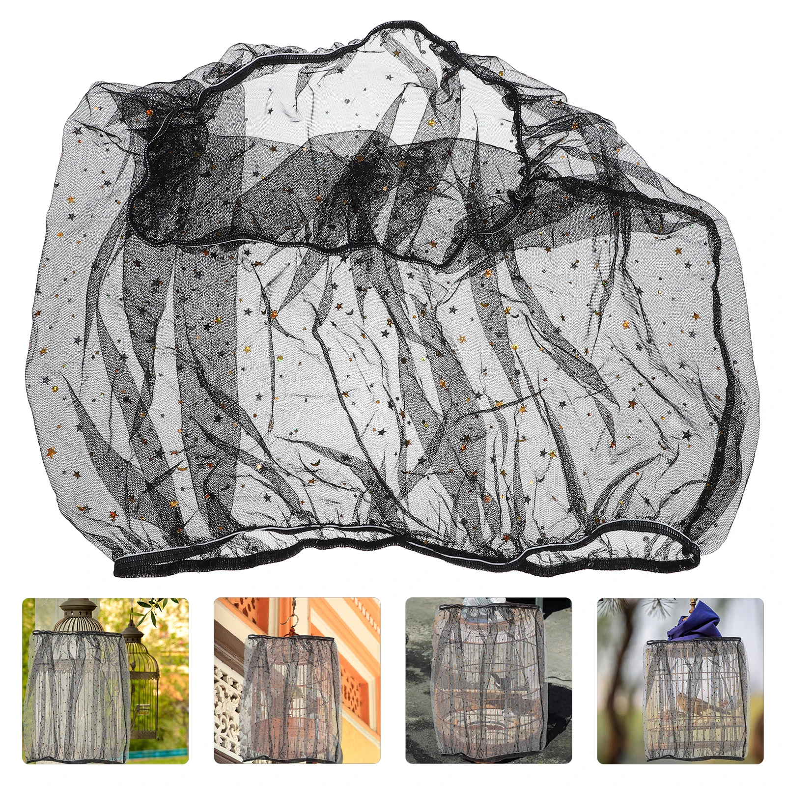 

Parakeet Cage Cover Parrot Bird Protective Cages Food Birdcage Travel Decoration