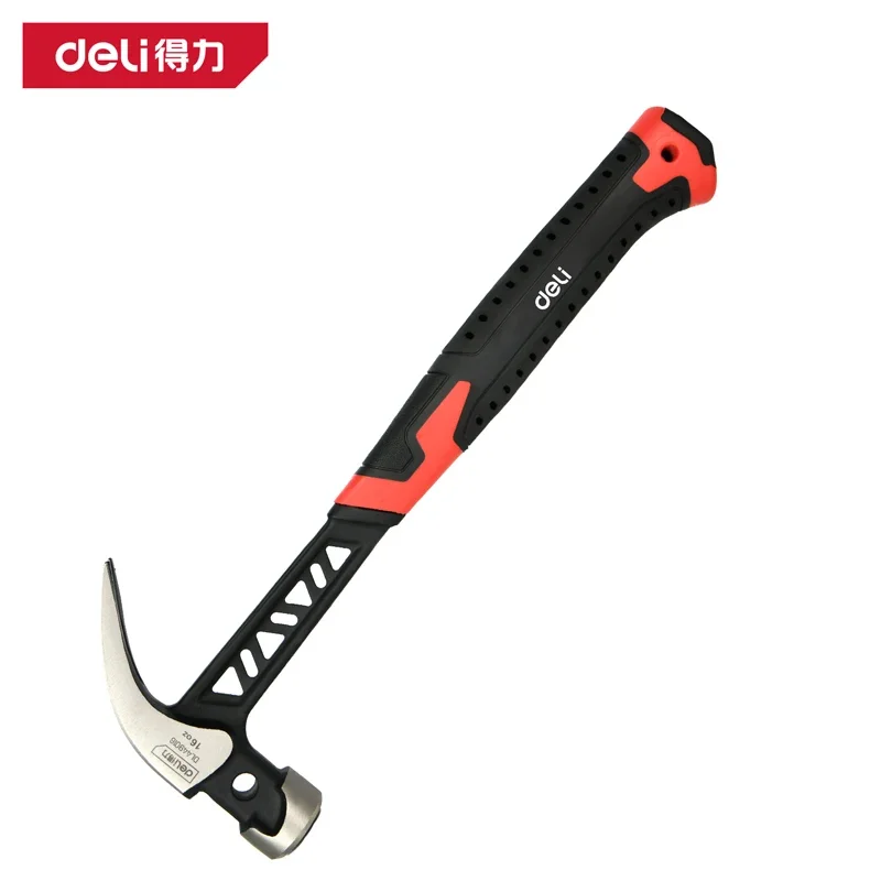 

1 Pcs Claw Hammer Multifunction Nail Hammer with Shock-absorbing Cut-out Handle Woodworking Portable Industrial Siamese Hammers