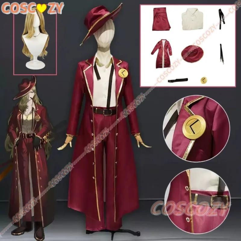 Valentina Cosplay Costume Thumb Father Protector Full Set Game Character Outfit for Halloween Carnival Comic Con Performance