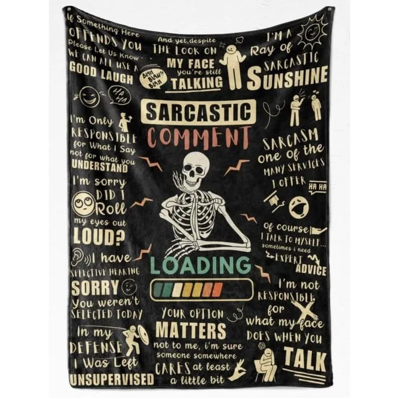 

Women/Men Gift Blanket, Funny Funny Gift for Boss Friends Colleagues on Birthday, Christmas