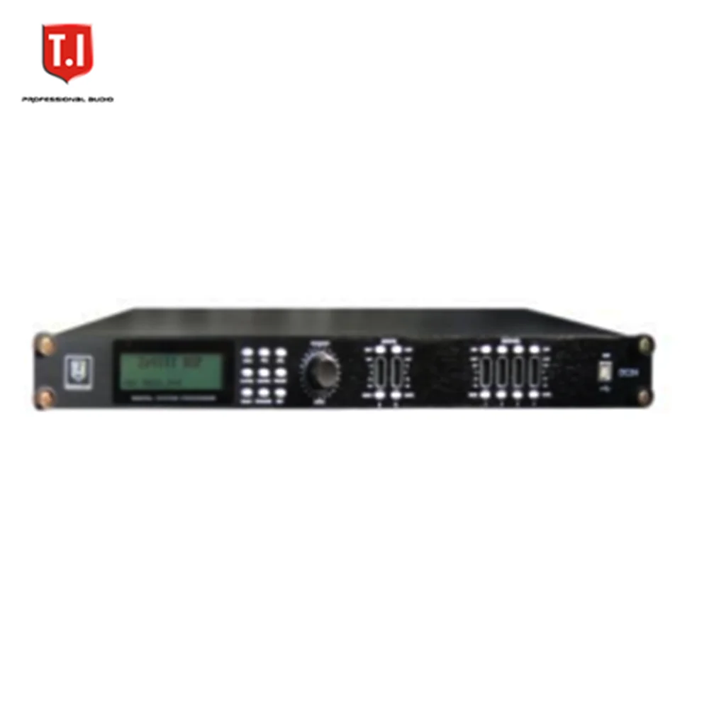 Professional sound system accessories 4 in 8 out digital effect processor for amplifiers