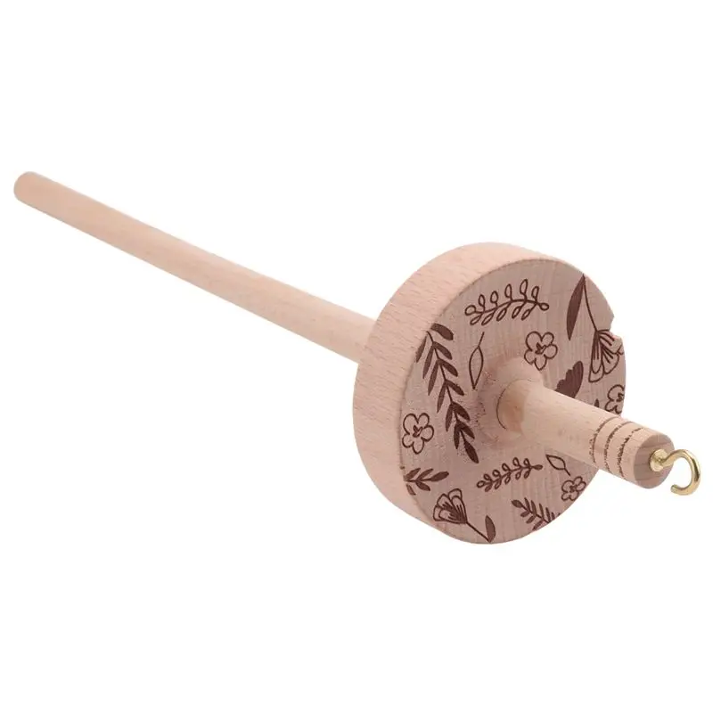 ABKW-Wooden Hardwood Spinner Wheel Yarn Spin Drop Spindle For Beginners & Advanced, Perfect For Yarn Making And Sewing