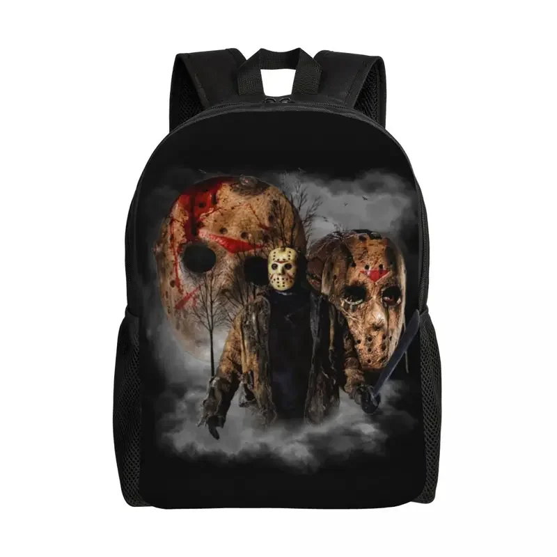 Custom Horror Movie Character Killer Backpack Halloween Film College School Travel Bags Women Men Bookbag Fits 15 Inch Laptop