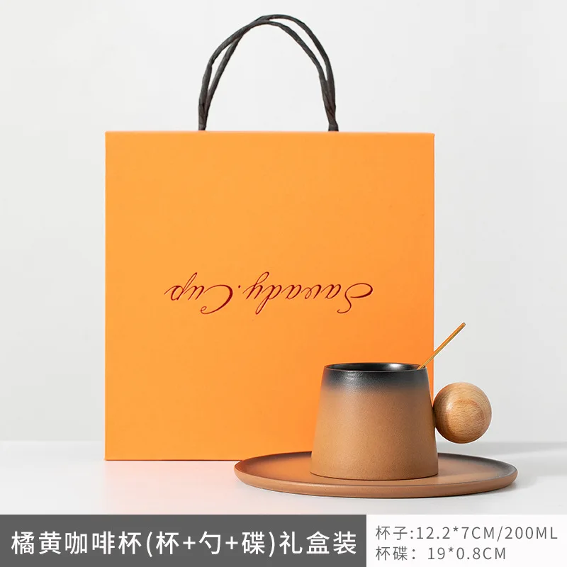 Ceramic Coffee Cup Set Creative Afternoon Tea High-Value Latte Home Use Mugs Small Exquisite Water Cups