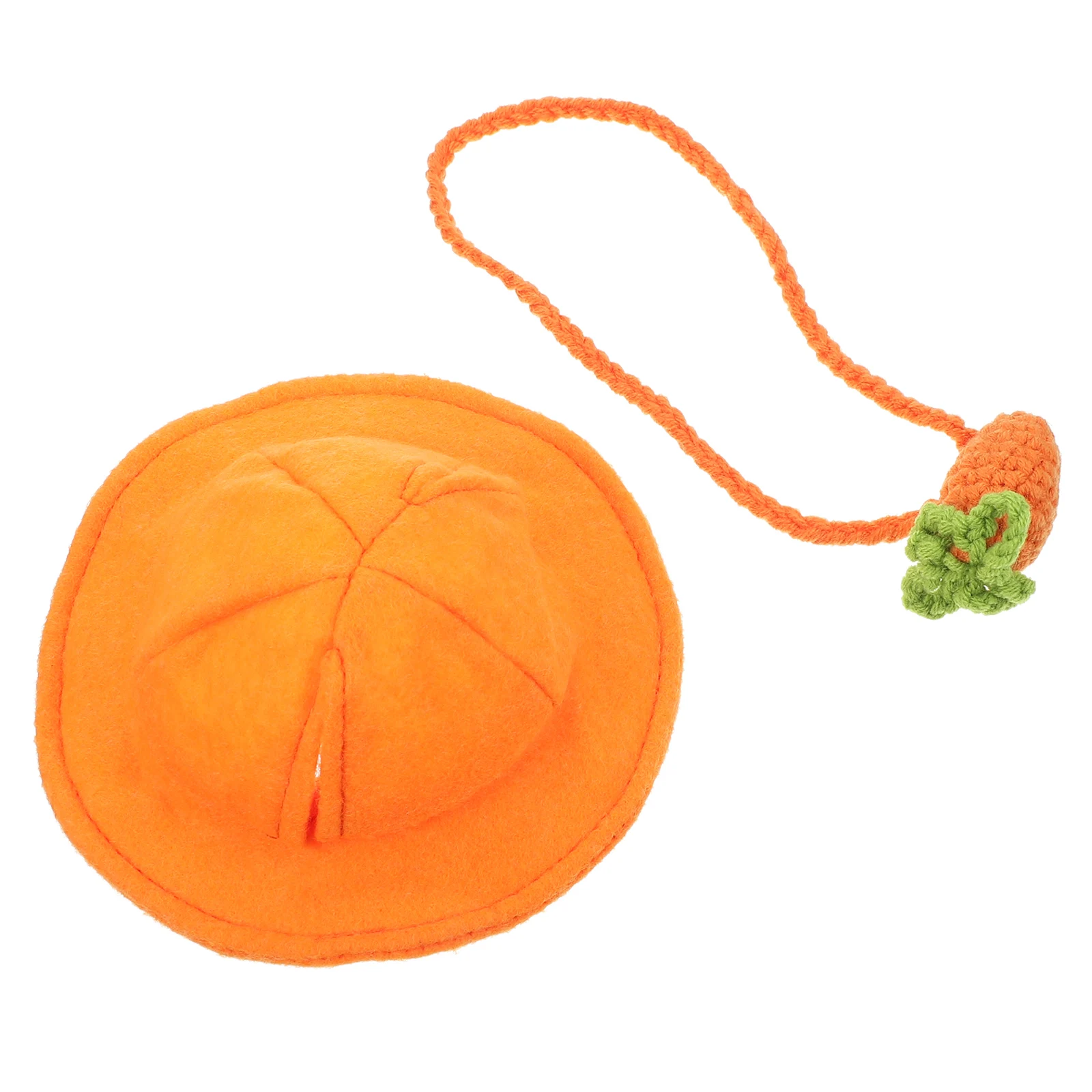 

1 set Pet Rabbit Hat Bunny Costume ange Carrot Bag Small Decor Durable Material Long Use Fashionable Elegant Pet Supplies Dog
