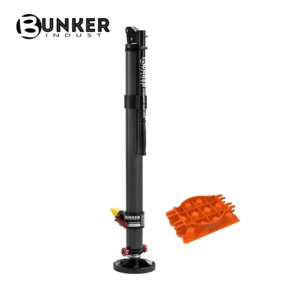 

BUNKER INDUST 2 Ton Load Capacity Aluminum Hydraulic Recovery Jack Long Ram Recovery Jacks Hydraulic Farm Jack for 4x4 Offroad