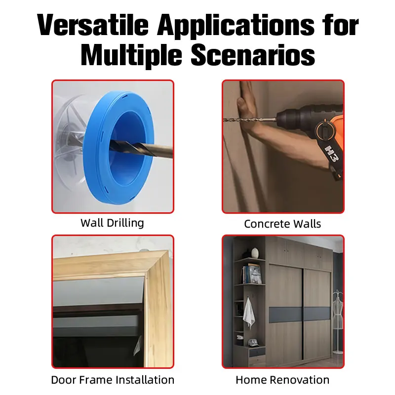 1 قطعة الحفر الكهربائية المنزلية غطاء غبار الرماد السلطانية تأثير المطرقة مجمع الغبار أداة السلطة اكسسوارات الحفر جهاز الغبار #6