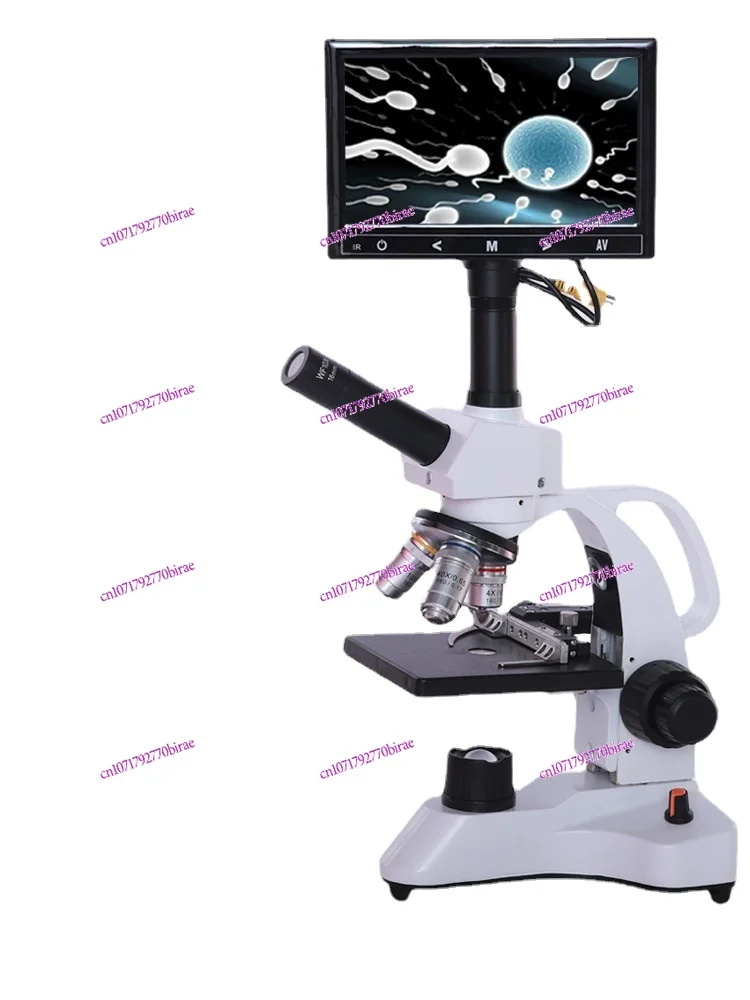 Professional Microscope Trinocular 50000 Times Constant Temperature Dedicated for Heating Look At Mite Sperm