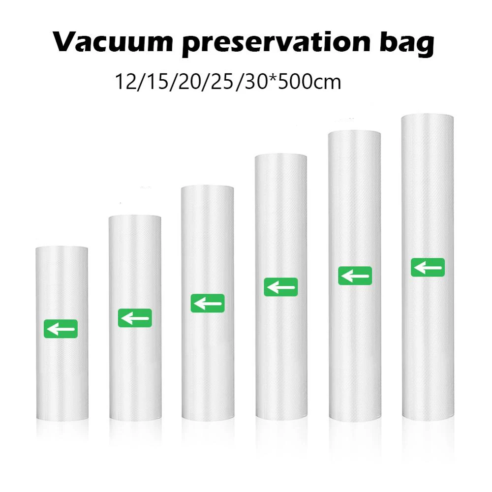 Sacchetti di stoccaggio per sacchetti sottovuoto per alimenti rotoli addensati sacchetti freschi per alimenti a lunga tenuta per macchina sottovuoto