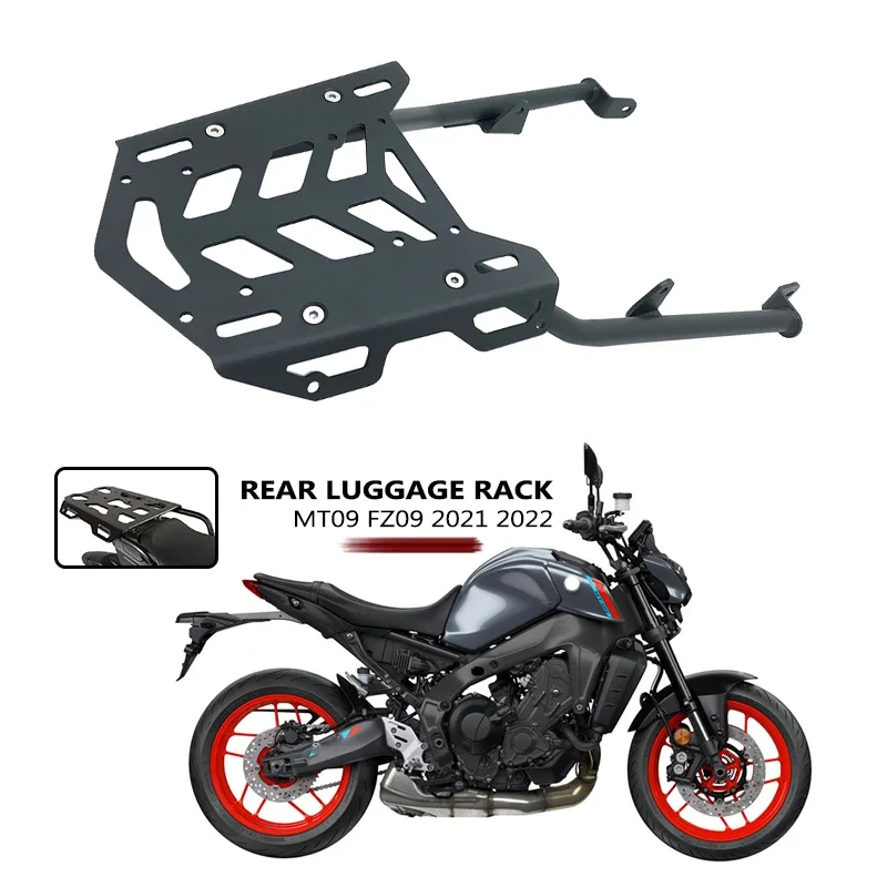 

For Yamaha MT09 FZ 09 MT-09 FZ09 2021 2022 Motorcycle Accessories Rear Luggage Rack Carrier Support Shelf Holder Trunk Bracket