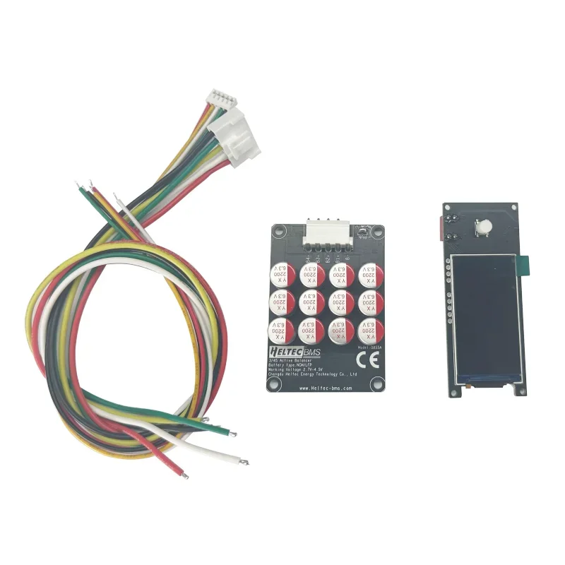 Imagem -04 - Heltecbms-equalizador Ativo Balancer 3s 4s Lifepo4 Lipo Lto Bateria Equalização de Energia Capacitor Tensão Display 3a 5a
