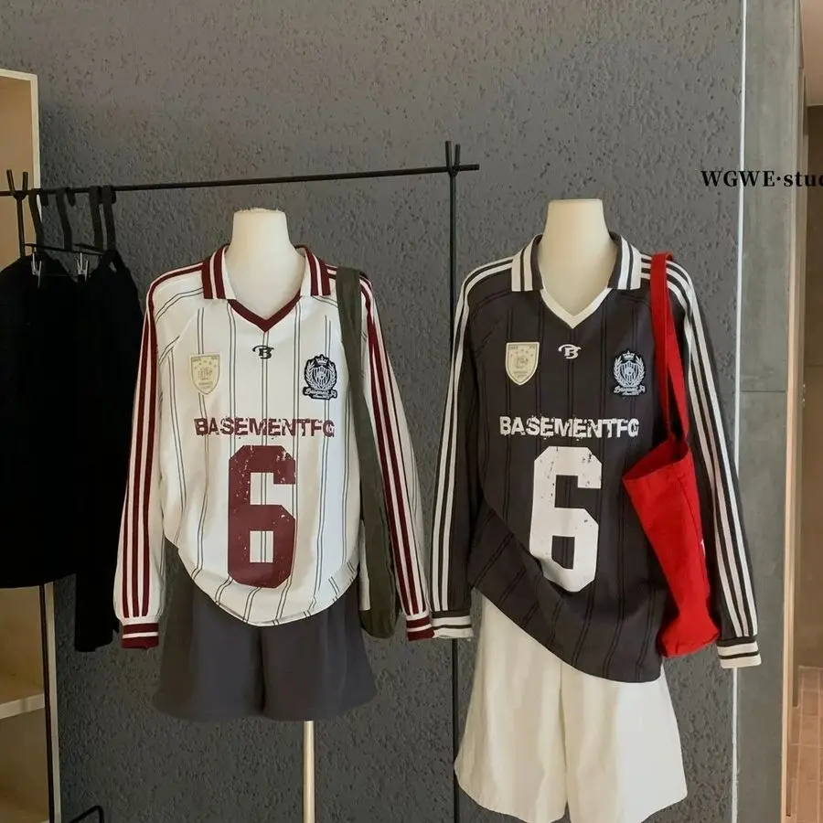 

Korean contrasting color one-shoulder short-sleeved T-shirt for women 2025 summer new irregular knitted top