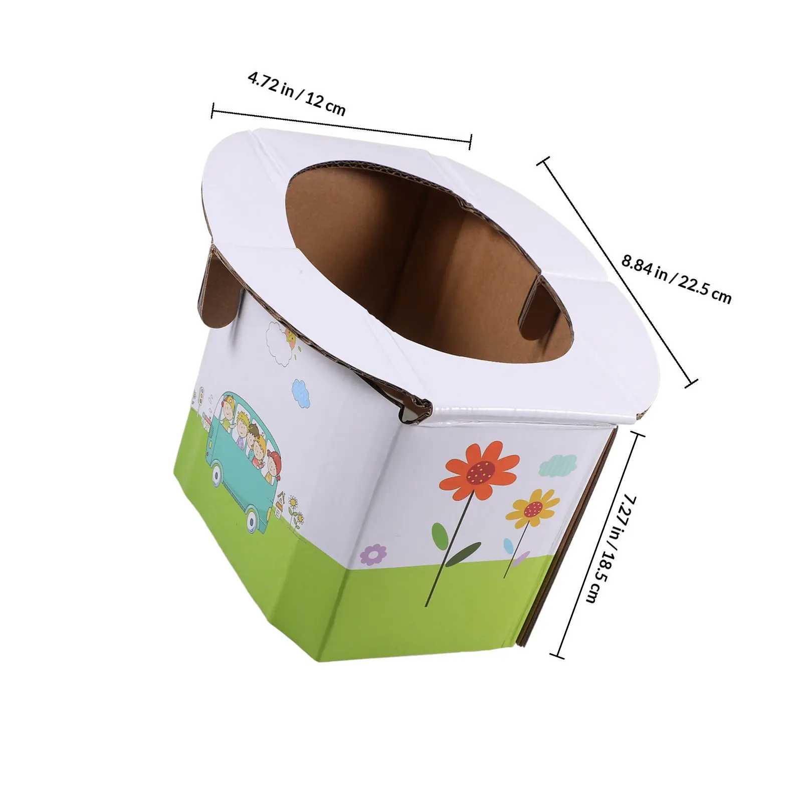 Folding Potty Seat Travel Toddler Toilet Sanitary for Kids Portable Safe Foldable Trainer