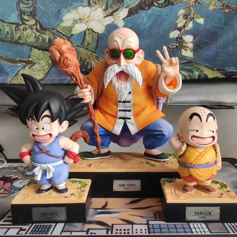 

Статуя Jt в наличии Dragon Ball Z Kame Sennin Фигурка Мастер Roshi Ummund Krillin Goku Статуя Фигурки Коллекция Игрушки Подарки