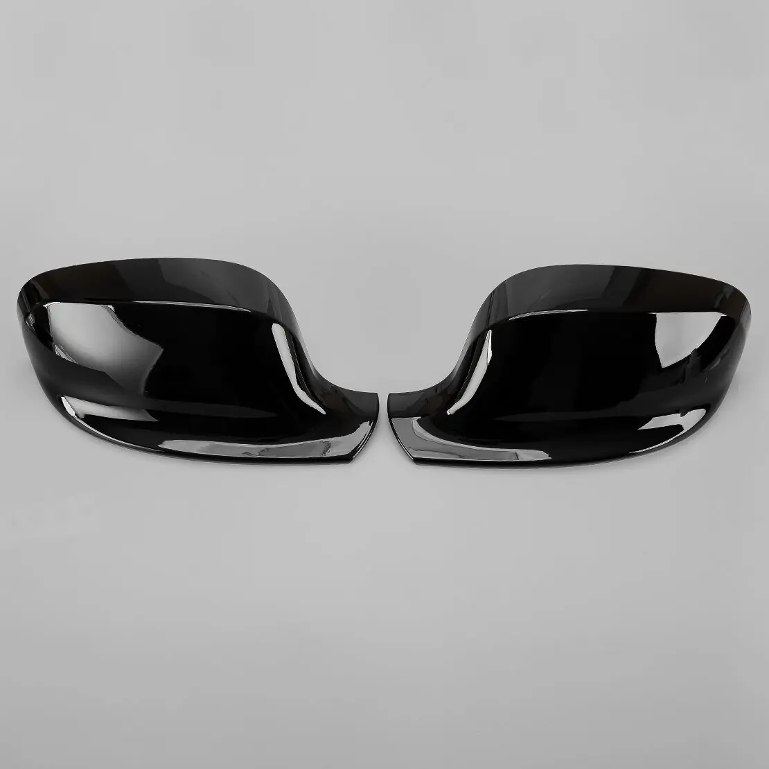 

Front Left Right Exterior Side Door Wing Rear View Mirror Cover Trim Cap Decor ABS Plastic Black Fit for BMW X3 F25 2011-2014