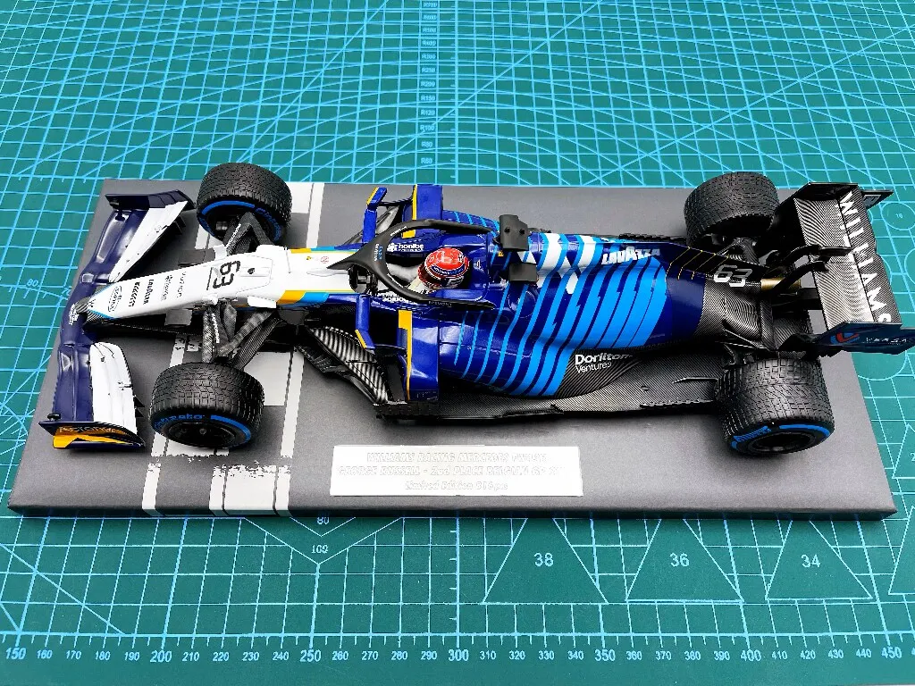 

Minichamps 1:18 F1 FW43B Russell Belgium 2021 Simulation Limited Edition Resin Metal Static Car Model Toy Gift