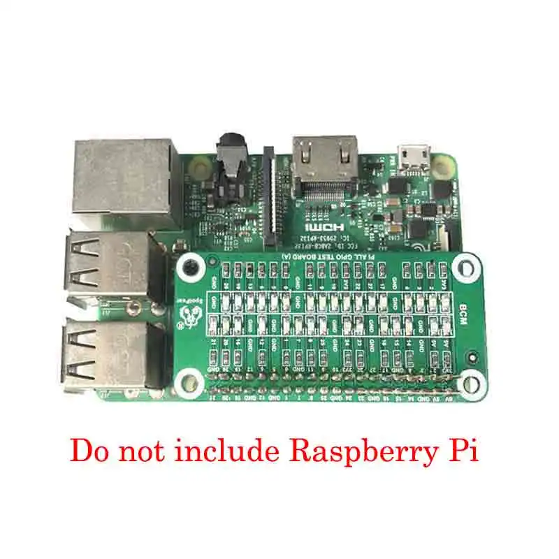 Raspberry Pi-Carte de test IO LED, tous les tests gPlat, démarrage facile