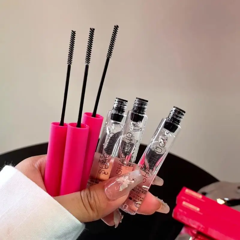 Sobrancelha estilo líquido à prova dwaterproof água transparente sobrancelha cílios gel fixo com escova de longa duração sobrancelhas selvagens moldar estilo gel