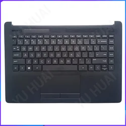 HP用14-cmおよび14t-cm00014-ck 14-dg TPN-I131 240 g7 245 g7 246 g7ロシア/us/uk/latinラップトップ,パームレストッパーカバー付きkeybard