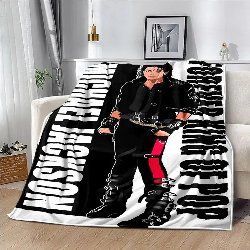 Michael J-Jackson Blanket Super Soft High Quality Blanket for Travel Bedding Couch Hiking Bed Comfortable Blanket Birthday Gift