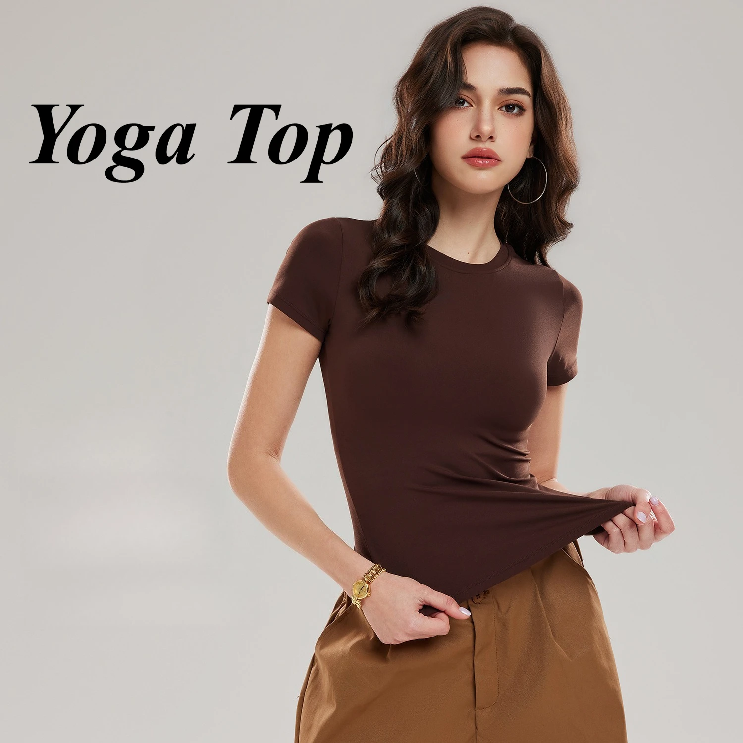 Quick Dry Sport Top Femme Sexy Women Yoga Top Seamless Sport T Shirts Fitness Clothes Short Sleeve Yoga Shirt Gym Top Running