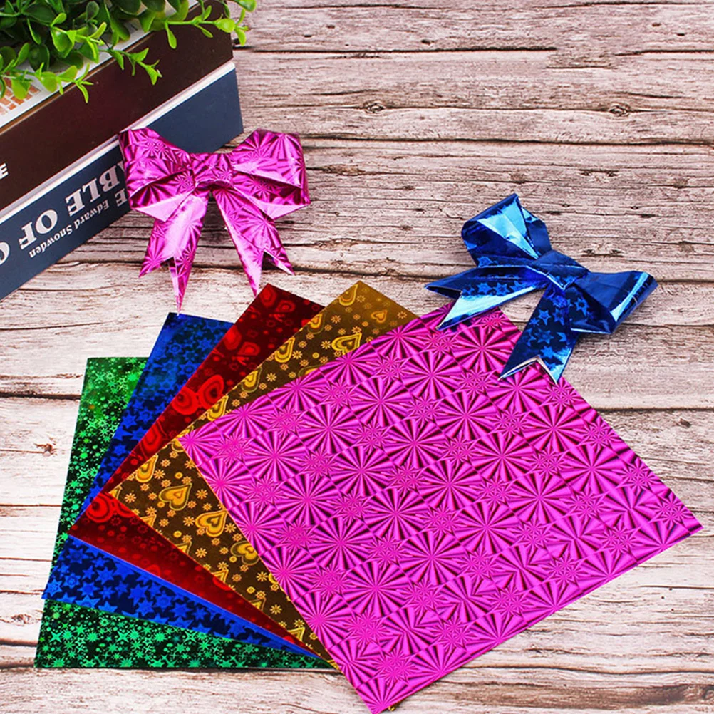 

100Pcs Metallic Origami Paper Strong Foldable Sheets for Creative DIY Projects Making Holiday Party Decor