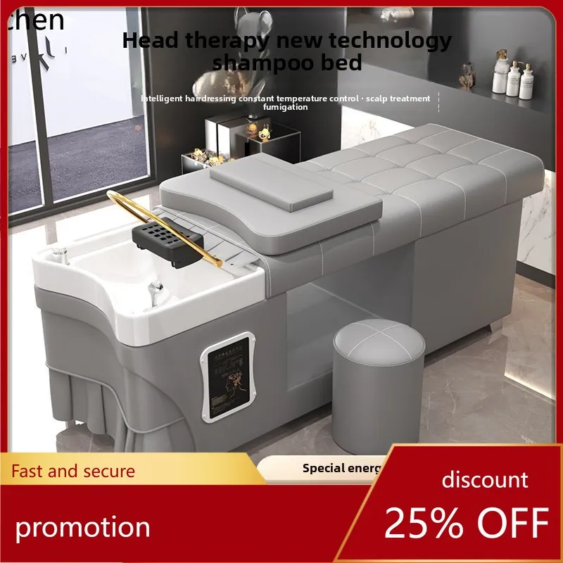 

CZ Head Therapy Shampoo Bed Constant Temperature Water Circulation Steaming Water Heater Head Therapy Salon