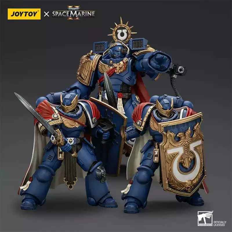 

JOYTOY Warhammer 40,000 Space Marine 2 Ultramarines Marneus Calgar Chapter Master & Honour Guard 1:18 Action Figure