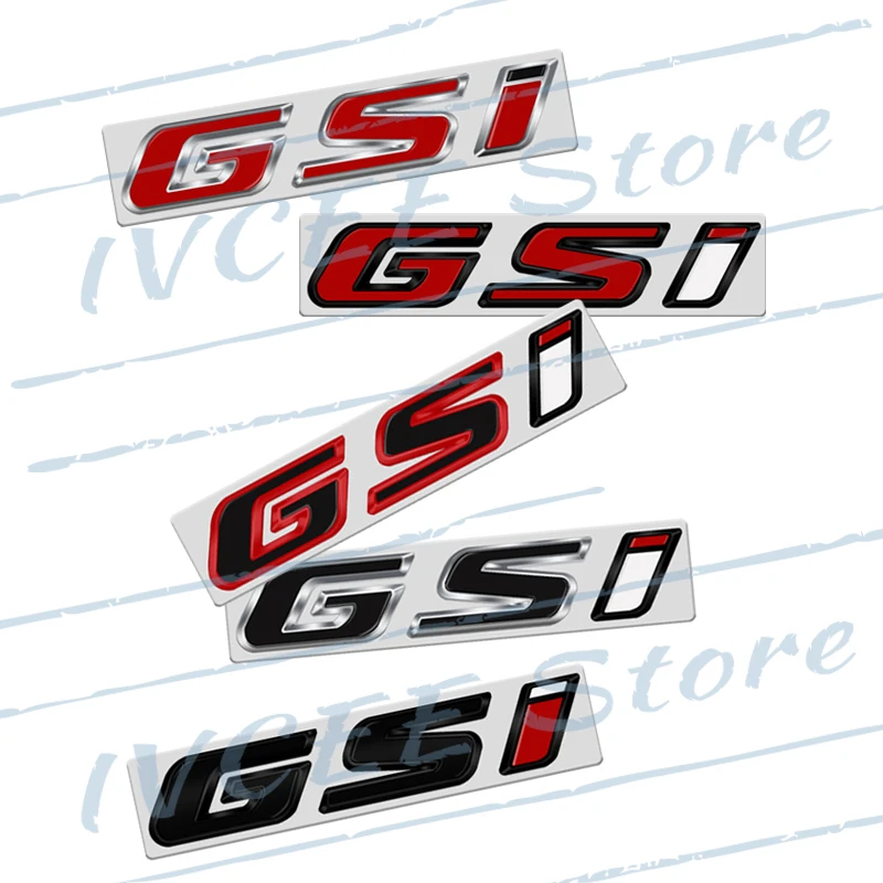 Car Accessories Metal GSI Emblem Rear Trunk Body Badge Sticker For Vauxhall Opel Zafira Mokka Antara Insignia Astra Adam OPC VXR