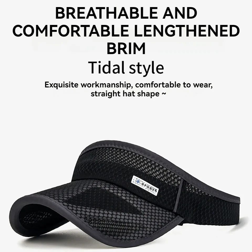 GTUBIKE بسط قناع طويل حافة فارغة أفضل قبعة الصيف الأشعة فوق البنفسجية حماية الرجال قبعات للحماية من الشمس الدراجات تشغيل الرياضة جولف قناع قبعة #3