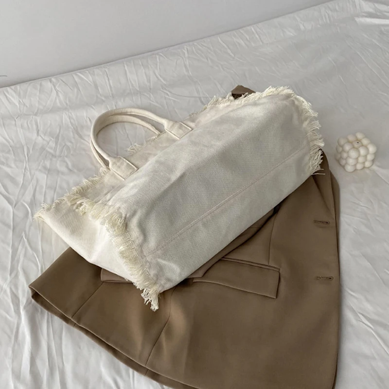 Imagem -06 - Mediow Bolsas Estilo Preppy para Mulheres Bolsas e Carteiras de Grife de Luxo 2023 Novas em Lona com Acabamento em Borla Bolsa de Ombro de Média Grande Capacidade Alta Qualidade Transporte Rápido Chegou