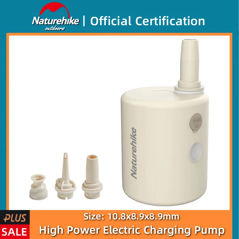 

Naturehike Ultra Light High Power Electric Air Pump 4 Ports Outdoor Portable Camping Travel Pillow Mattress Tent Quick Inflation