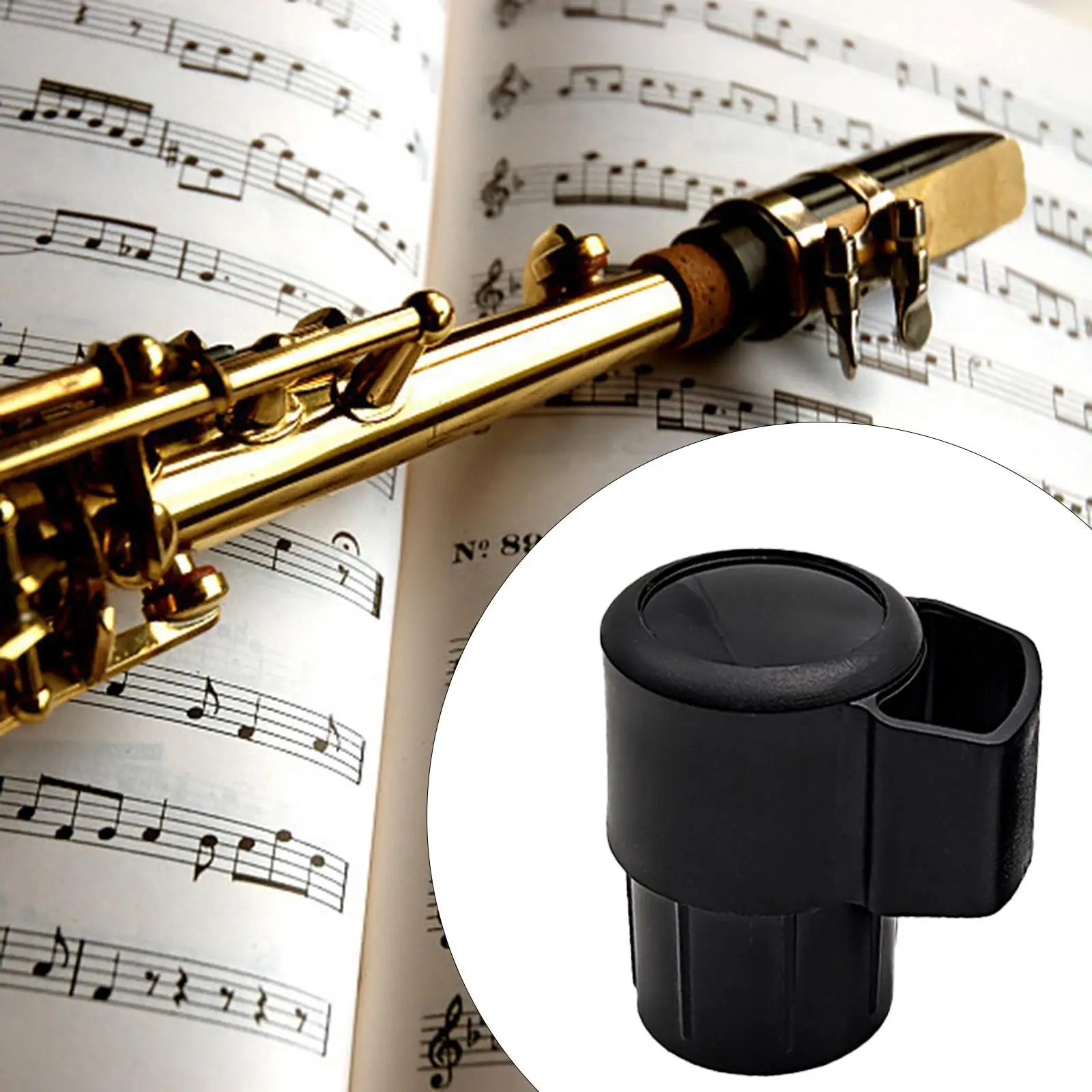 Saxophone Plastic End Plug Sax Cap Protective Instrument Replacement Accessories for Tenor Saxophone