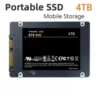 2024New 4TB Solid State Disk SSD 870 EVO with  1TB 2TB Internal HDD for Laptop and Desktop