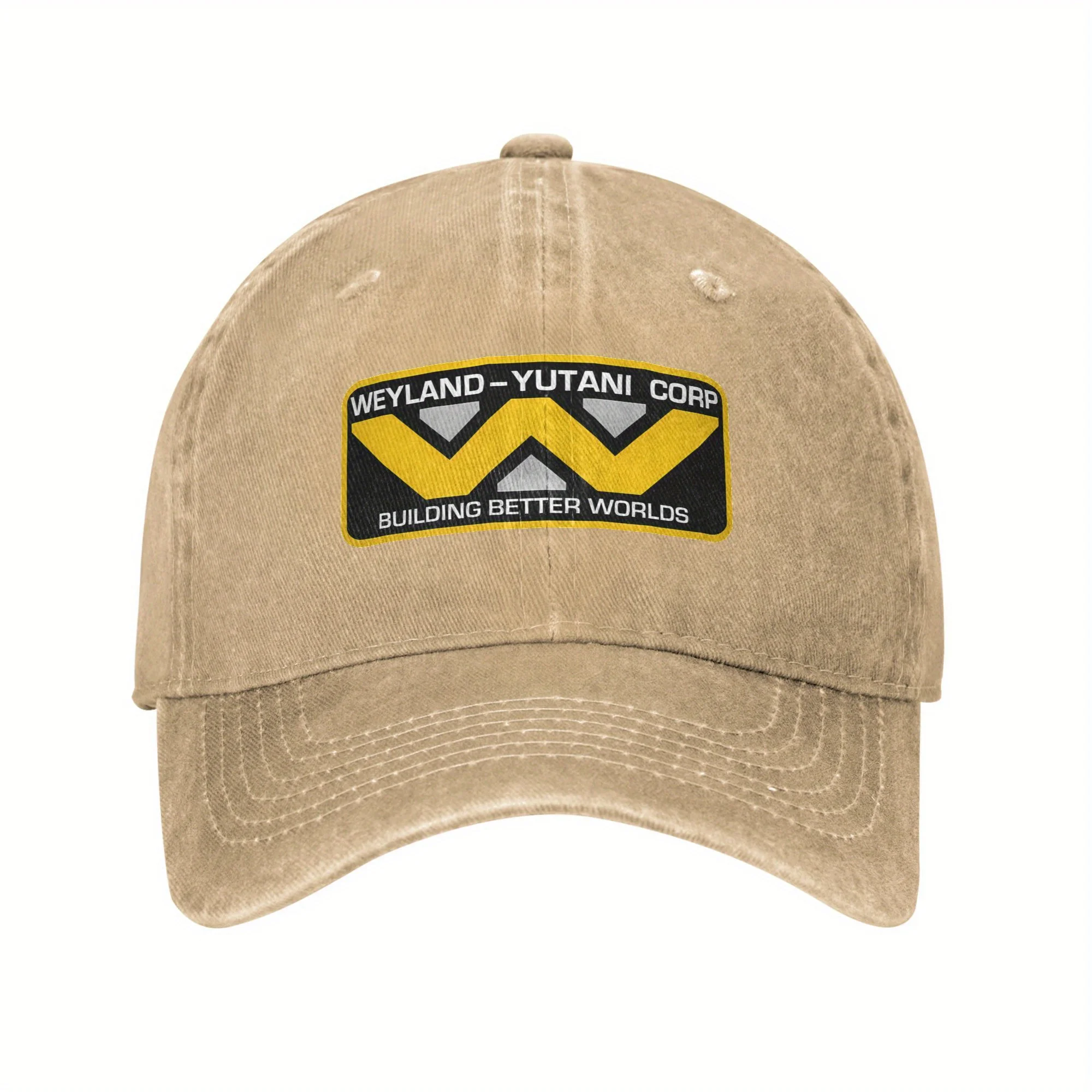 Weyland-Yutani Corp. Logo Baseball Cap for Men & Women - Adjustable Retro Vintage Style with Iconic Iconic Logo Print, Lightweig