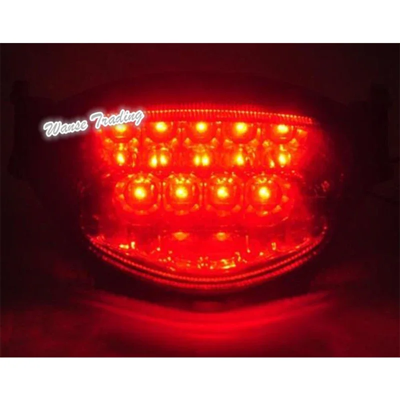 waase Chrome Led Rear Tail Brake Turn Signals Integrated Light For 2005 2006 SUZUKI GSXR1000 GSXR GSX-R 1000 K5 K6