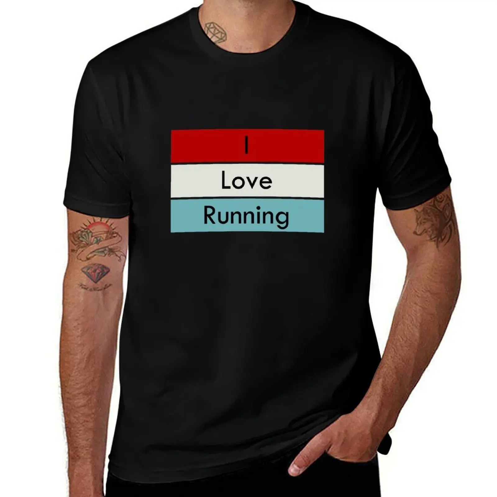 

I Love Running T-Shirt t shirts for man graphic tees g man t shirts for men T-Shirt