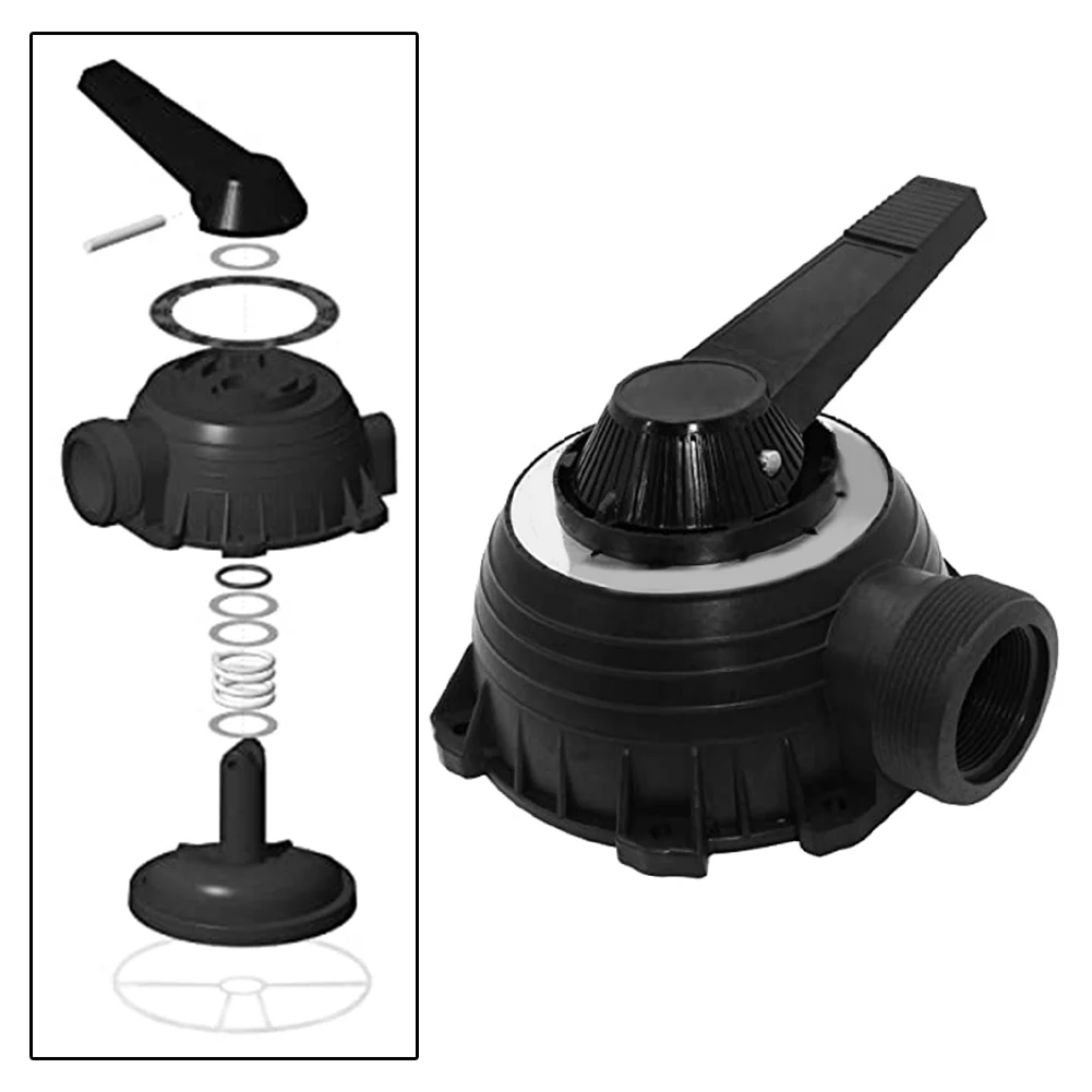 Multiport Valve Cover Assembly 77704 0104 Compatible with For StaRite WC112148A WC112147 for Pool Equipment Leak Control