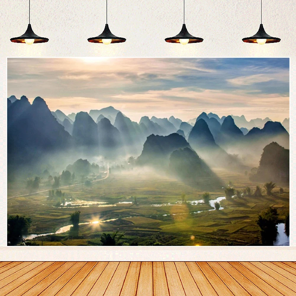 Chiński Krajobraz Tło Materiał – Photography Zen recenzja i cena
